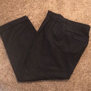 Jos. A Bank pleated checked dress pants